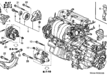 Honda Civic Engine Parts Diagram