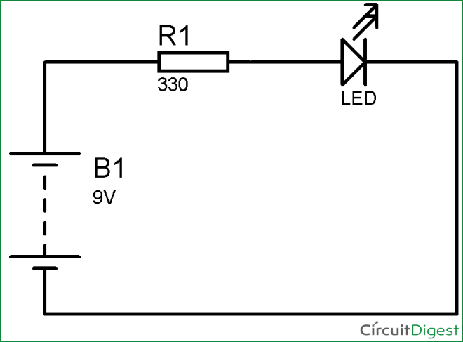Led Light Circuit Diagram 1