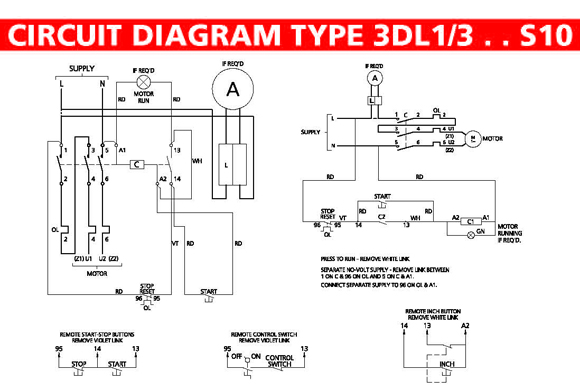 2 Hp Single Phase Motor Starter Diagram 1
