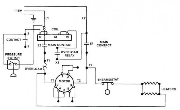 Electric Motor Circuit Diagram 1