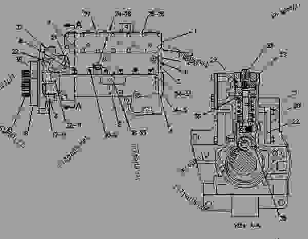 3406B Injection Pump Diagram 1
