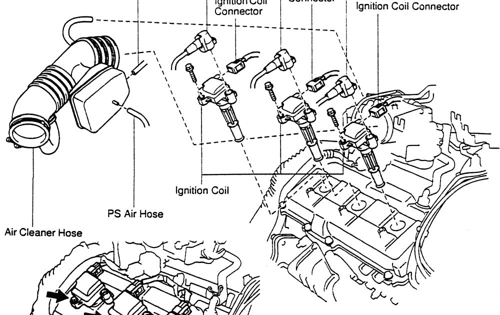 2007 Toyota Avalon Ignition Coil Diagram 1