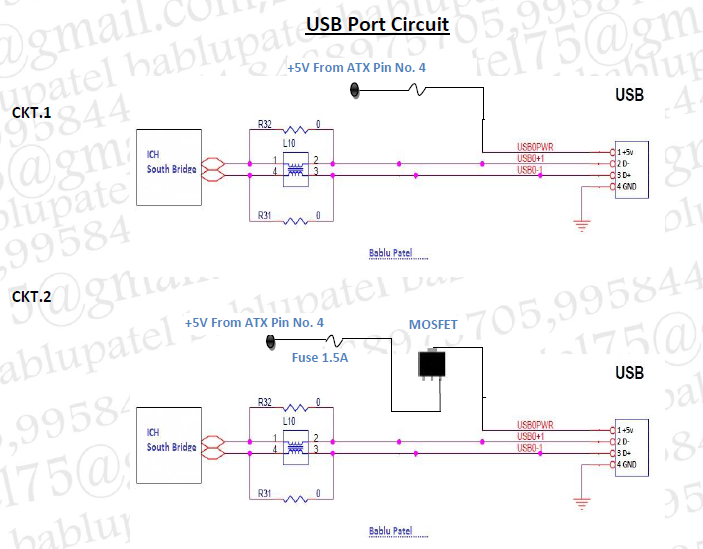 Usb Circuit Diagram 1
