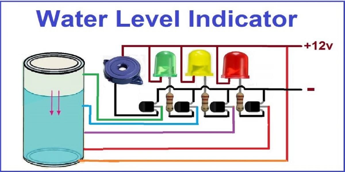 Water Level Sensor Circuit Diagram 1