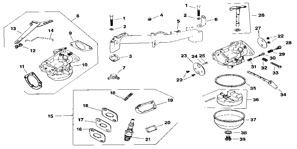 Kohler Carburetor Linkage Diagram 1