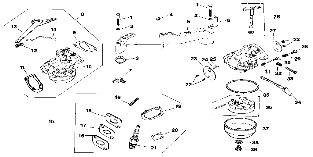 Kohler Carburetor Parts Diagram 1
