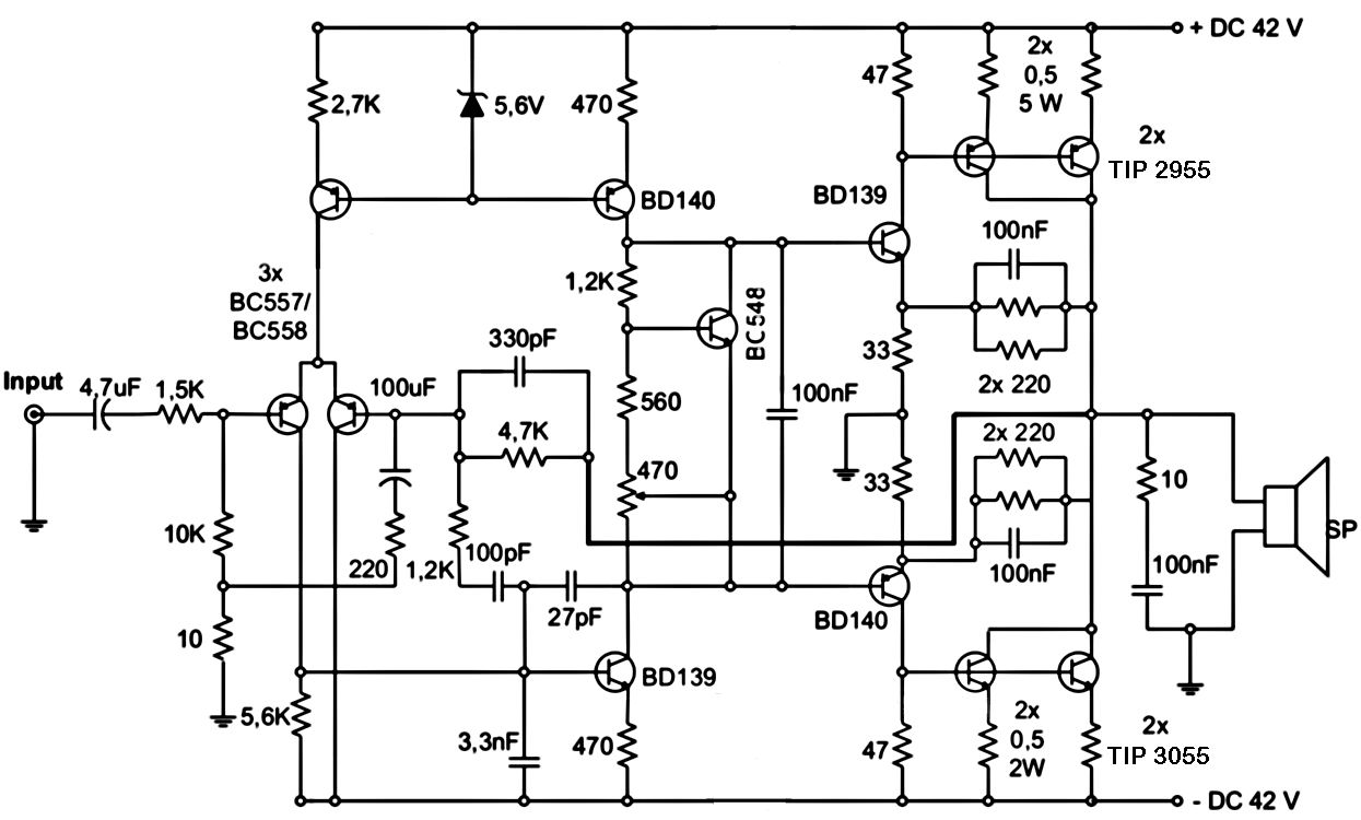 Power Amplifier Circuit Diagram Pdf 1