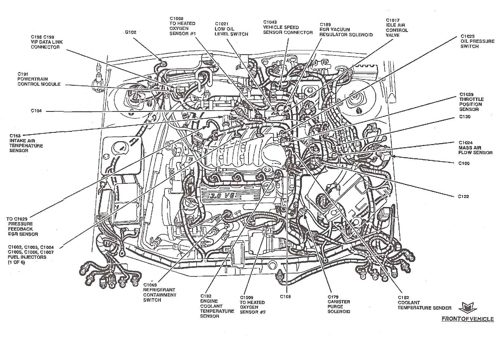 2002 Ford Escape Engine Diagram 1