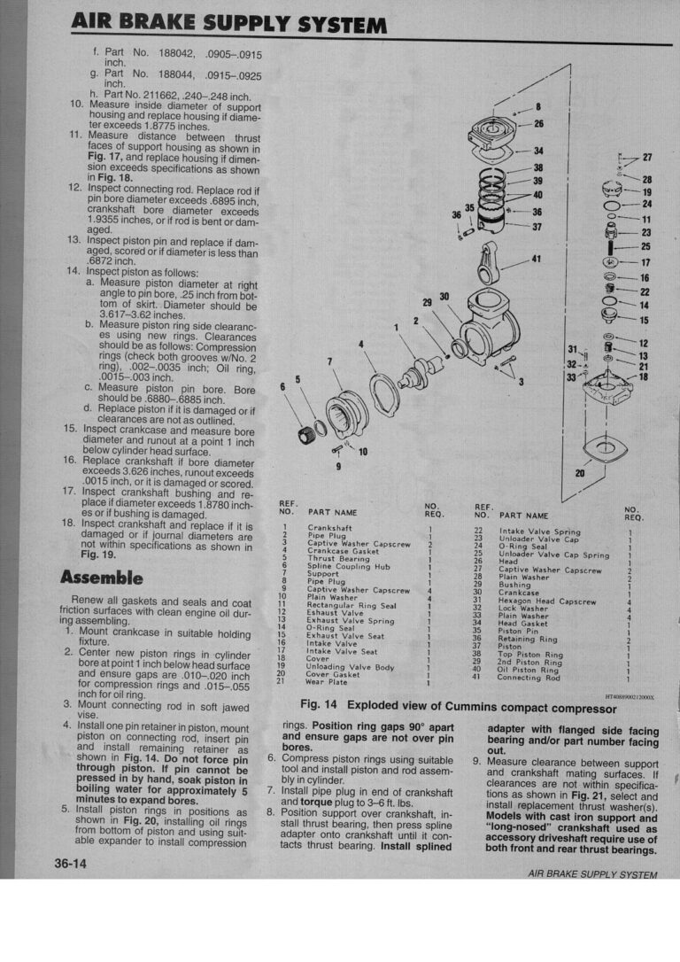 Cummins Air Compressor Diagram - Headcontrolsystem