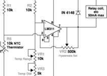 Thermostat Circuit Diagram