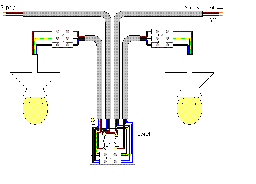 2 Way Switch Circuit Diagram 1