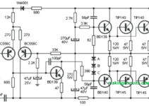 300W Amplifier Circuit Diagram