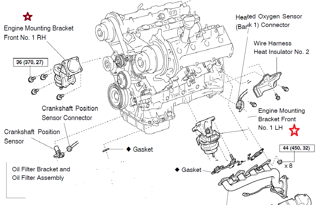 Engine Mount Diagram 1