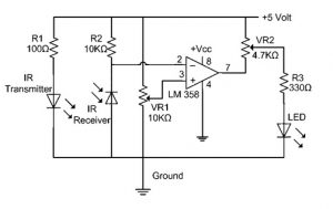 Ir Sensor Circuit Diagram 1