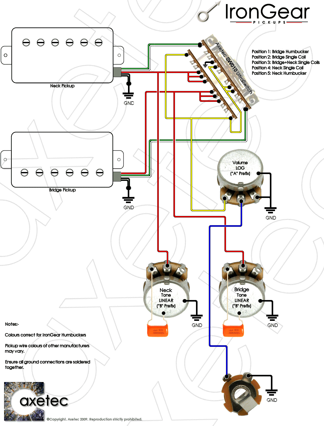 Guitar Wiring Diagrams 1