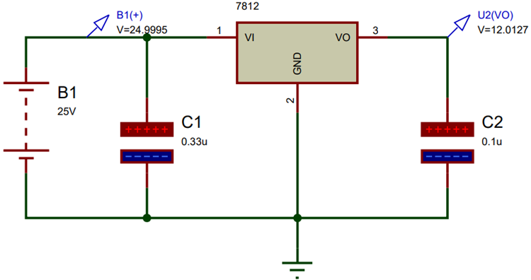 7812 Voltage Regulator Circuit Diagram 82