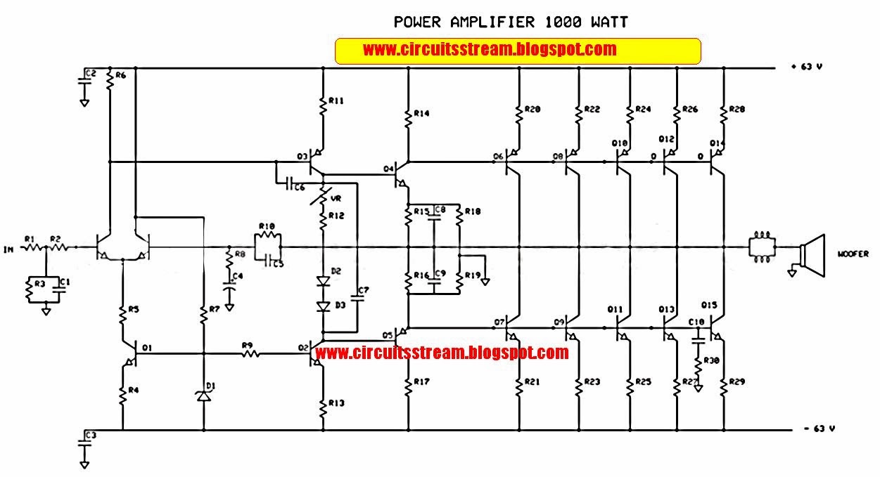Amplifier Circuit Diagram 1