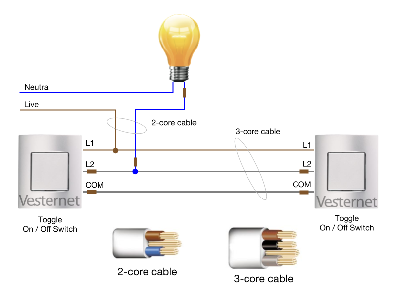 Two Way Circuit Diagram 1