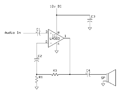 Amplifier Schematic Diagram 1