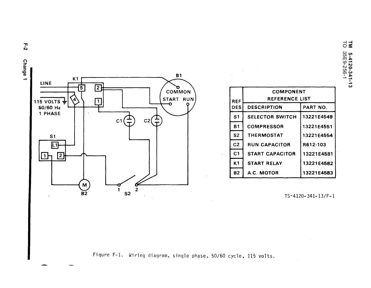 Electric Motor Wiring Diagram Single Phase 55