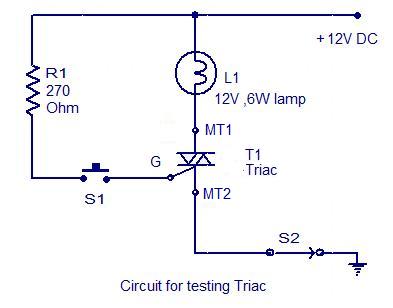 Triac Circuit Diagram 1