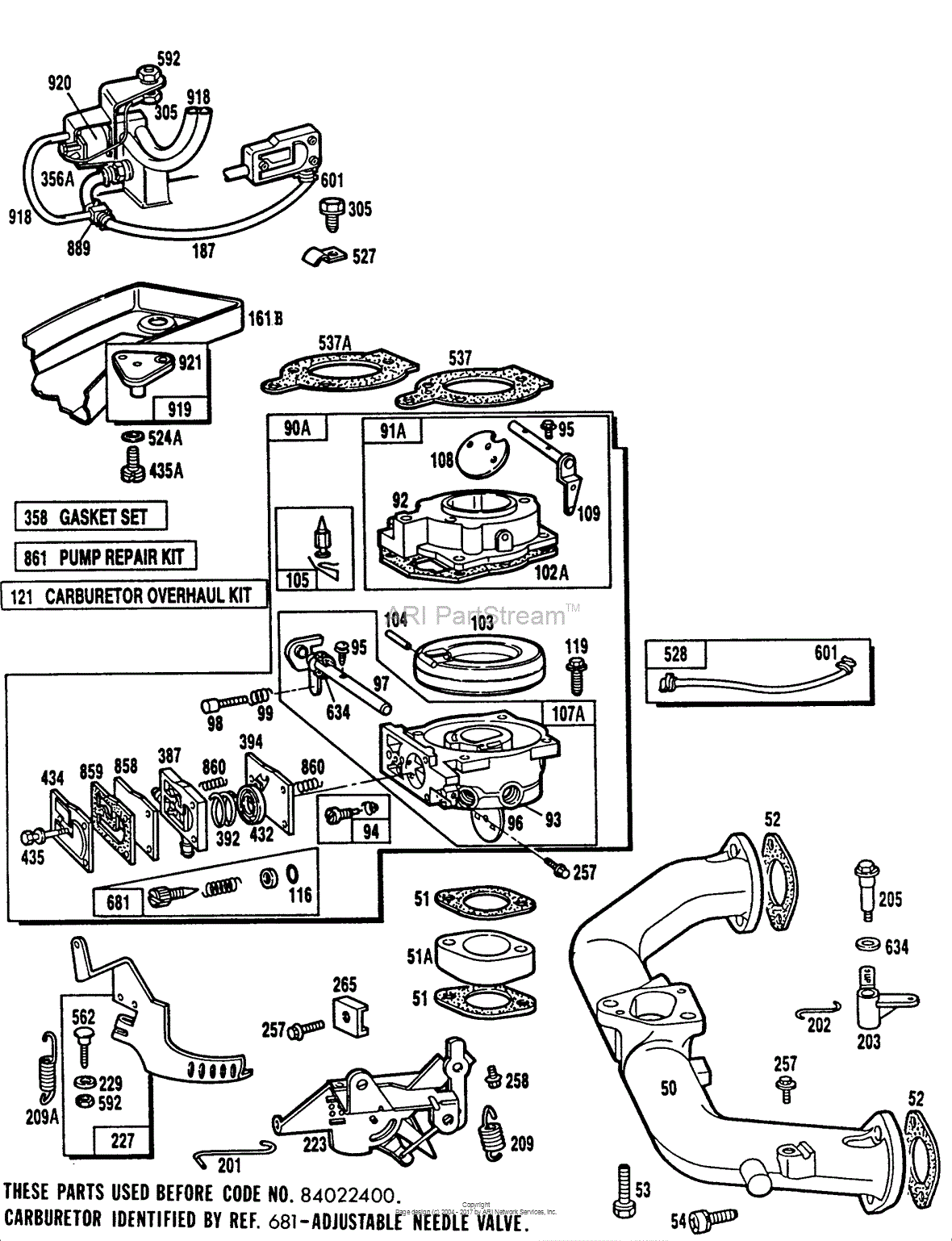 Briggs And Stratton 18 Hp Twin Ii Carburetor Diagram 64