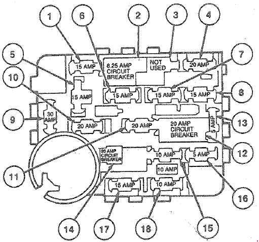 2000 Ford Ranger Fuse Box Diagram 1
