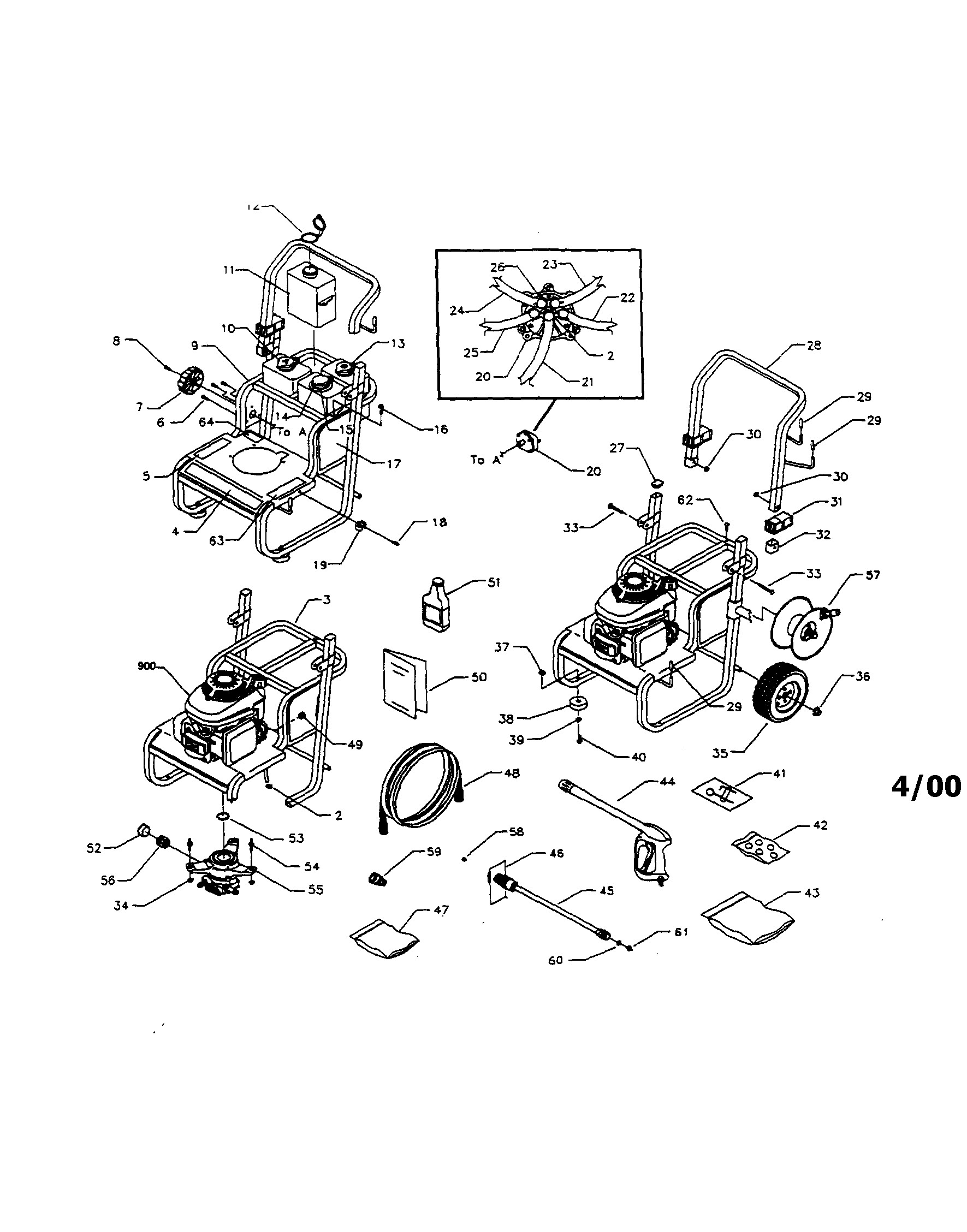 Honda Gcv160 Pressure Washer Parts Diagram 1