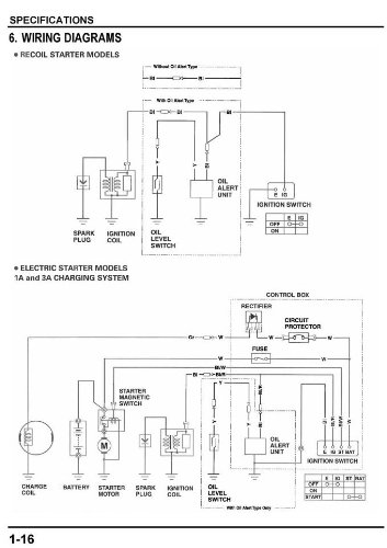 Honda Gx240 Electric Start Wiring Diagram 1