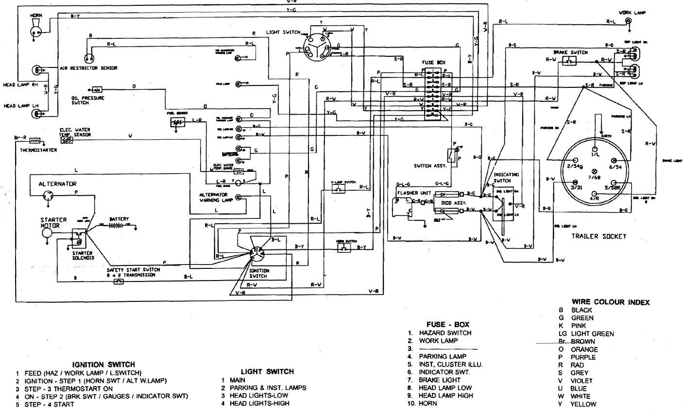 Diesel Ignition Switch Wiring Diagram 1