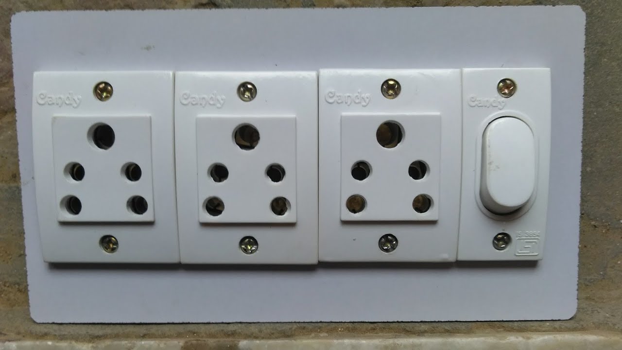 3 Switch 2 Socket Connection Diagram 1