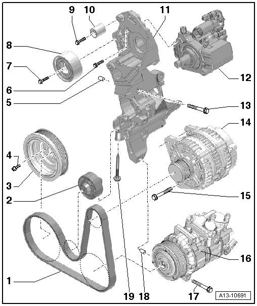 Skoda Octavia Fan Belt Diagram 1