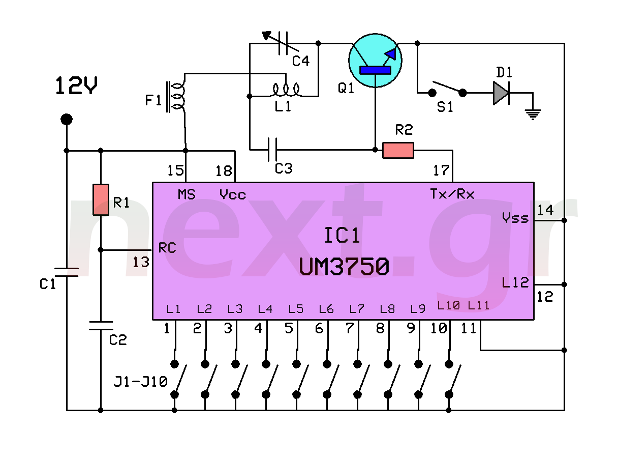 Transmitter Circuit Diagram 55
