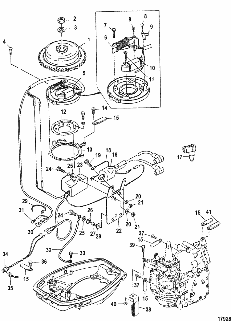 Outboard Motor Parts Diagram 1