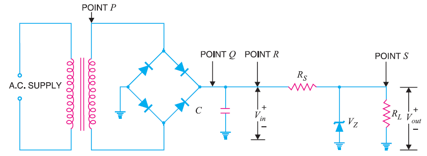 Regulated Power Supply Circuit Diagram 1