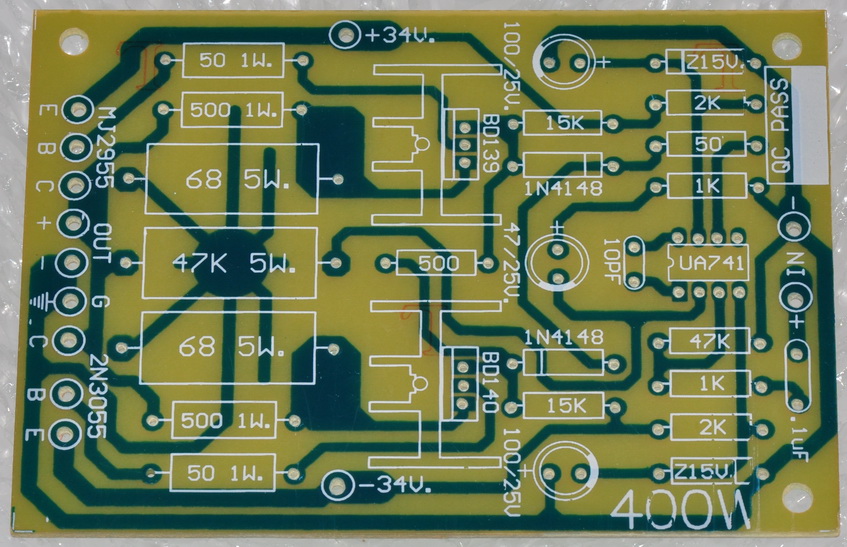 3055 Amplifier Board 450W Diagram 1