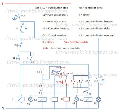 Auto Manual Selector Switch Wiring Diagram 1