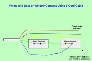 Magnetic Door Contact Wiring Diagram
