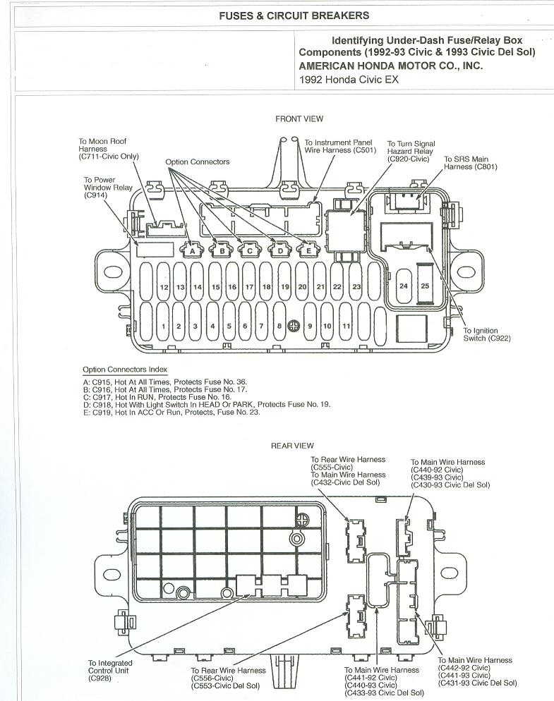 2010 Honda Civic Fuse Box Diagram 1