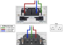 4 Switch 1 Socket Connection Diagram