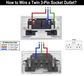 4 Switch 1 Socket Connection Diagram - Headcontrolsystem