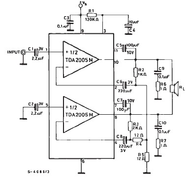 Tda2004 Amplifier Circuit Diagram 1