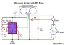 Ultrasonic Sensor Circuit Diagram