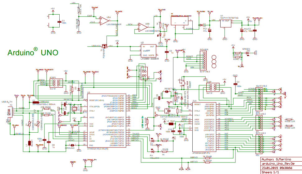 Arduino Uno Circuit Diagram 1