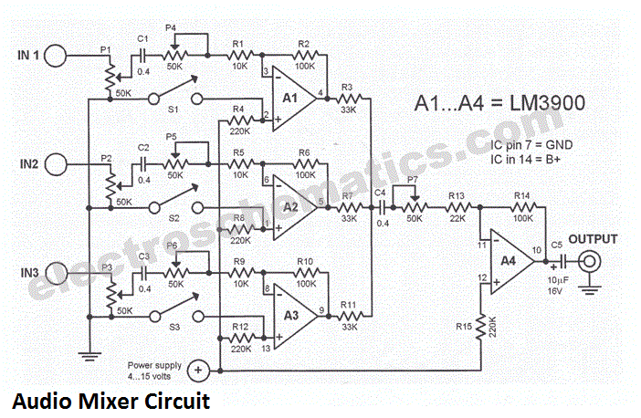 Mixer Circuit Diagram 1