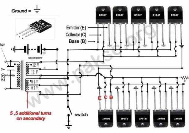 Inverter Bulb Circuit Diagram 1