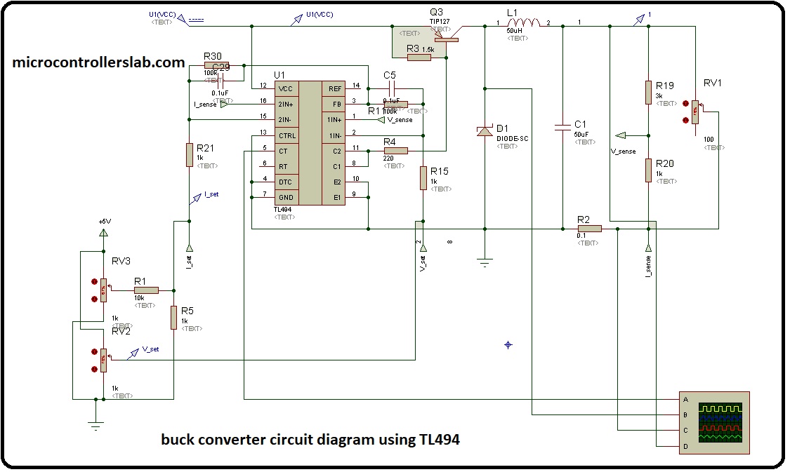 Buck Converter Circuit Diagram 1