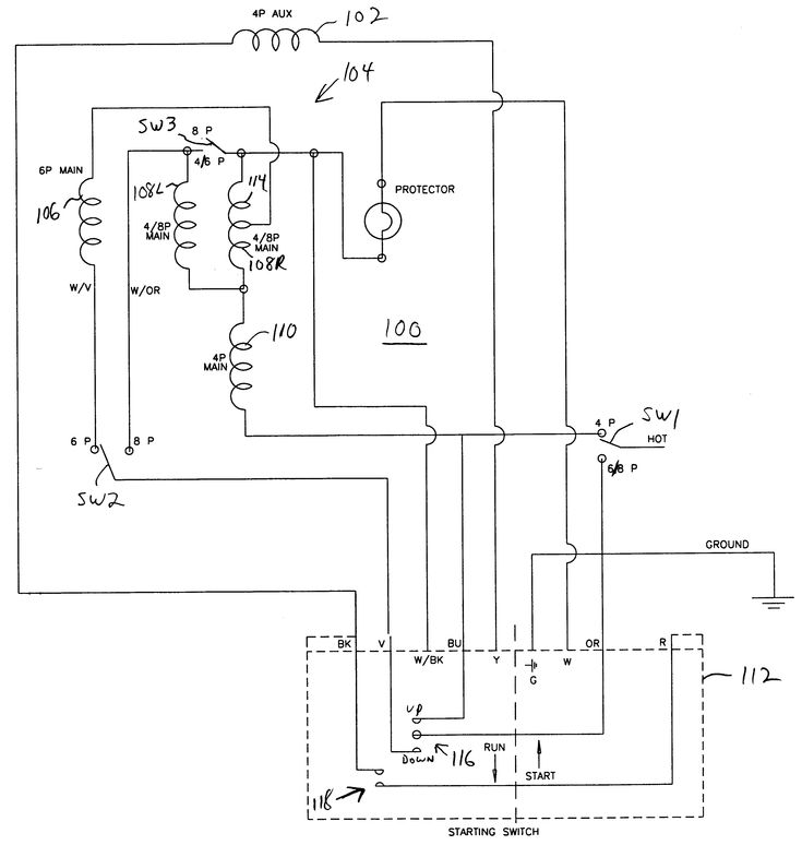 6 Lead Single Phase Motor Wiring Diagram With Capacitor 1