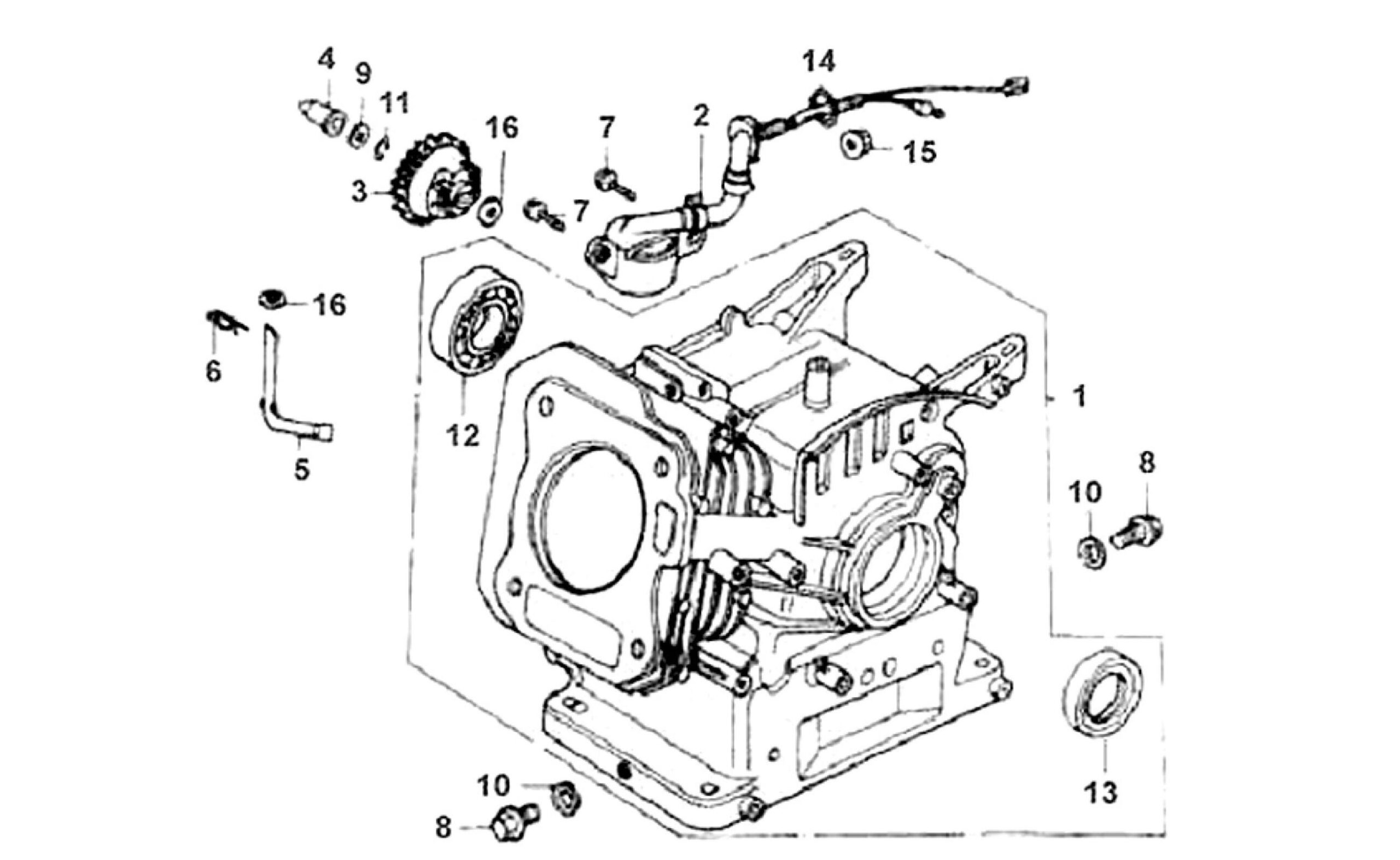 Honda Gx160 Parts Diagram 1