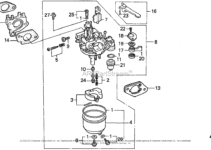 Honda Carburetor Diagram